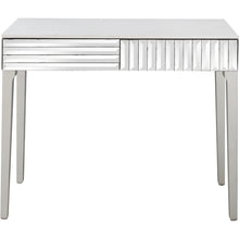Load image into Gallery viewer, 40" Mirrored Glass Console Table - Silver
