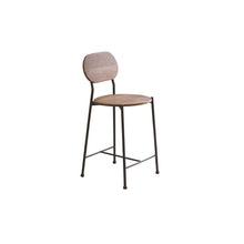 Load image into Gallery viewer, Iron Low Back Bar Height Bar Chair - Brown / Black
