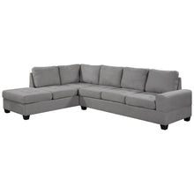 Load image into Gallery viewer, Orisfur. Modern Sectional Sofa with Reversible Chaise, L Shaped  Couch Set with Storage Ottoman and Two Cup Holders for Living Room
