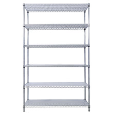 Load image into Gallery viewer, 6 Tier 6000Lbs Capacity Nsf Metal Shelf Wire Shelving Unit, Heavy Duty Adjustable Storage Rack With Wheels &amp; Shelf Liners For Commercial Grade Utility Steel Storage Rack

