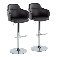 Load image into Gallery viewer, Boyne - Contemporary Adjustable Barstool With Swivel &amp; Rounded T Footrest (Set of 2)
