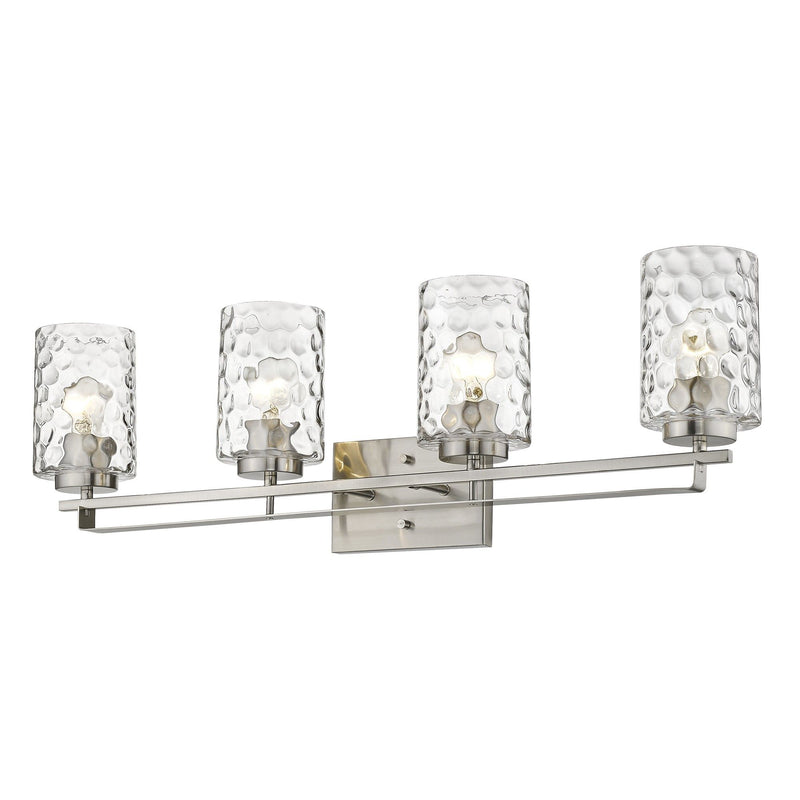 Livvy 4-Light Satin Vanity - Nickel