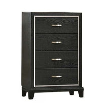 Load image into Gallery viewer, 1 Piece Chest Tapered Legs Bedroom Furniture - Black

