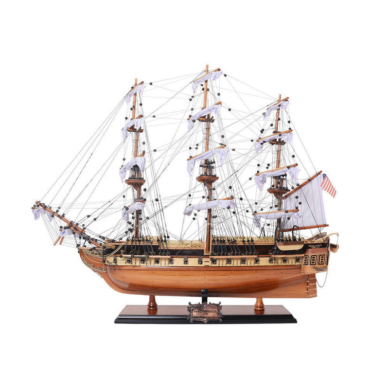 Hand Painted Model Boat (624635) - Light Brown