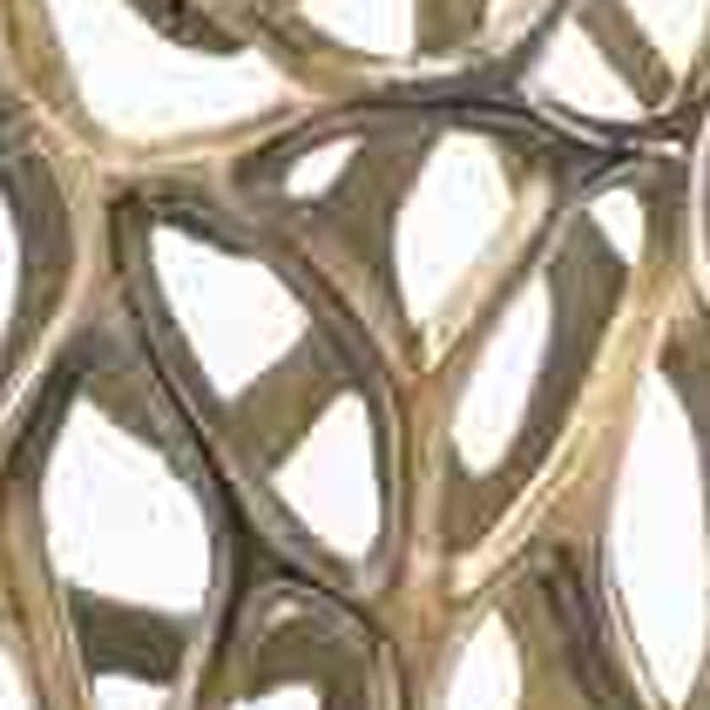 Twigs Cylinder Floor Vase (354654) - Gold