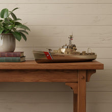 Load image into Gallery viewer, Hand Painted Model Boat - Bronze / Dark Brown
