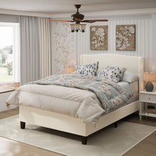 Load image into Gallery viewer, Platform Bed Frame With Tall Headboard And High Footboard
