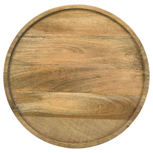 Load image into Gallery viewer, Pedestal Accent Table With Eco Friendly Base And Round Lipped Top - Brown
