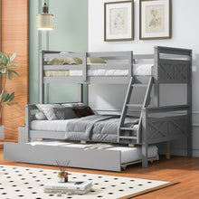 Load image into Gallery viewer, Bunk Bed With Ladder And Safety Guardrail
