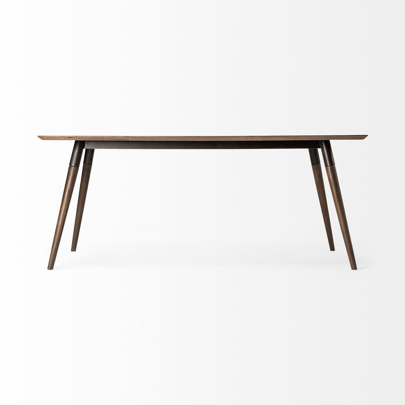72" Solid Wood Dining Room Table - Brown