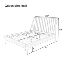 Load image into Gallery viewer, Bohemian Platform Bed With Tall Headboard
