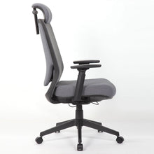 Load image into Gallery viewer, High Back Breathable Ergonomic Office Chair With Adjustable Headrest &amp; 5D Armrest, Height Adjustable Swivel - Antique Gray
