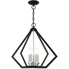 Load image into Gallery viewer, 20" Five-Light Dimmable Chandelier With Shades - Black
