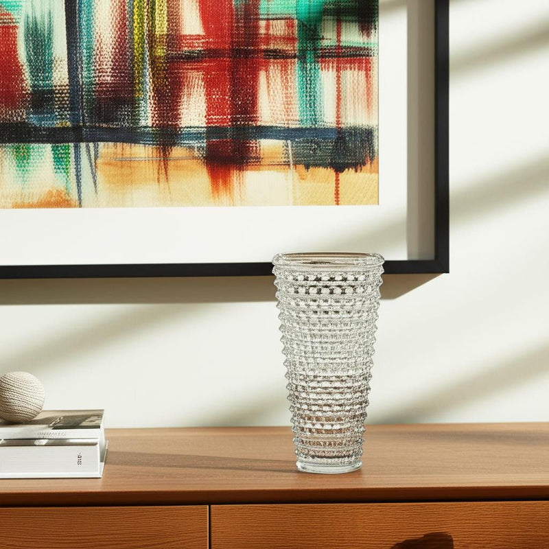 Round Table Vase - Clear