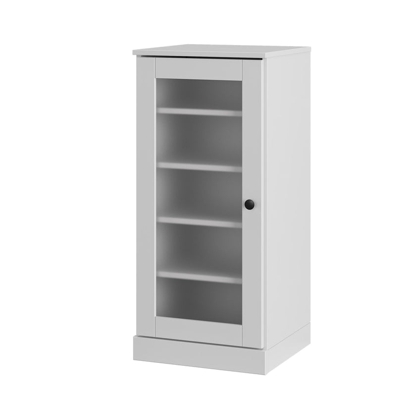 Ten Pair Solid Woodshoe Storage Cabinet (752259) - White