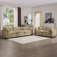 Load image into Gallery viewer, Elegant Oversized Sectional Sofa Set With Deep Seats And Flexible Layout
