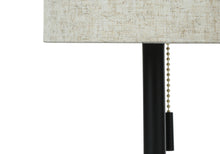 Load image into Gallery viewer, Metal Candlestick USB Table Lamps With Beige Drum Shade (Set of 2) - Black
