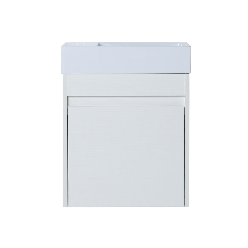 Sink Floating Bathroom Vanity With Soft Close Cabinet Door
