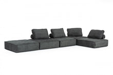 Load image into Gallery viewer, Modern Floor Pillow Modular Sectional Sofa - Charcoal
