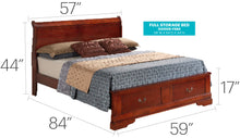 Load image into Gallery viewer, Upholstered Panel Sleigh Bed Design
