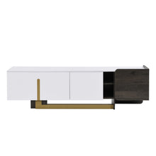 Load image into Gallery viewer, TV Stand With 1 Drawer, 2 Cabinets And Adjustable Shelves
