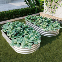 Load image into Gallery viewer, Heavy Duty Galvanized Raised Garden Bed Kit For Vegetables, Flowers &amp; Herbs
