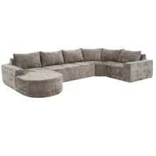 Load image into Gallery viewer, U-Shaped Oversized Modular Cloud Sectional Sofa With Deep Seat For Living Room
