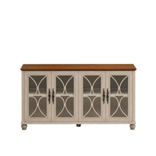 Load image into Gallery viewer, Elegant 4 Door Cabinet With Tempered Glass Doors
