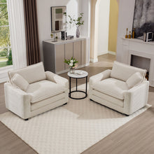 Load image into Gallery viewer, Modern Classic Fabric Single Chair Deep Seat Sofa With Pillow
