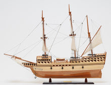 Load image into Gallery viewer, Hand Painted Model Boat Tabletop Sculpture (402248) - Brown
