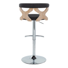 Load image into Gallery viewer, Gardenia - Contemporary Adjustable Barstool With Swivel / Rounded T Footrest (Set of 2)
