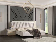 Load image into Gallery viewer, Delfano Modern Style King Bed Made with Wood in Beige
