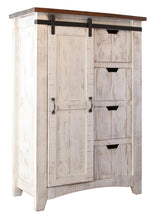 Load image into Gallery viewer, Solid Four Drawer Chest - Brown / White
