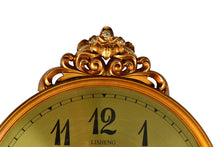 Load image into Gallery viewer, Silent Pendulum Ornate Round Wall Clock (626563) - Gold / Black
