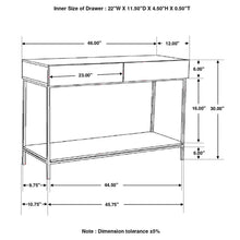 Load image into Gallery viewer, Terrace - 2 Drawer Entryway Console Table - White Washed
