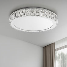 Load image into Gallery viewer, Crystal Flush Chandelier With Shades - Clear
