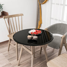 Load image into Gallery viewer, 28" Round Tempered Glass Table Top Clear Glass Thick Beveled Polished Edge
