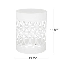 Load image into Gallery viewer, Outdoor Metal Large End Table, Modern Design
