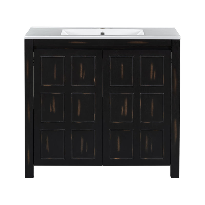 Bathroom Vanity Organizer With Sink, Combo Cabinet Set, Bathroom Storage Cabinet