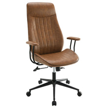 Load image into Gallery viewer, Hiram - Upholstered Adjustable Chair With High Back Support - Brown
