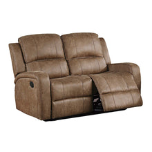Load image into Gallery viewer, Manual Reclining Loveseat With Horizontal And Vertical Tufting
