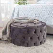 Load image into Gallery viewer, Modern Glam Ottoman Velvet
