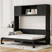 Load image into Gallery viewer, Murphy Bed With Storage Cabinets
