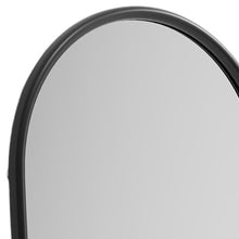 Load image into Gallery viewer, 71" Solid Wood Arch Freestanding Framed Full Length Mirror - Black
