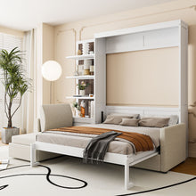 Load image into Gallery viewer, Murphy Bed With Sofa And Shelves
