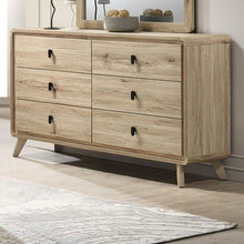 Load image into Gallery viewer, Dresser, 6 Drawers Storage - Beige
