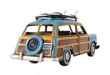 Load image into Gallery viewer, Hand Painted Decorative Car - Blue / Yellow
