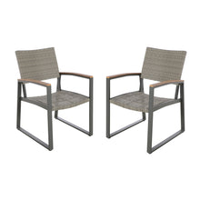 Load image into Gallery viewer, Aresha - Outdoor Dining Armchair (Set of 2) - Gray

