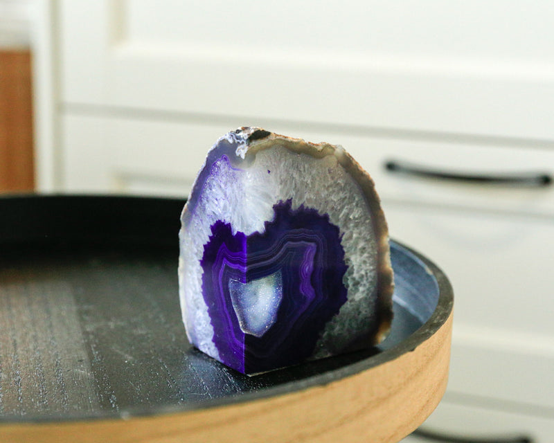 7 Glass Crystal - Purple