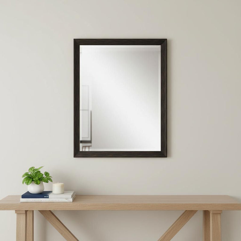 40" Accent Mirror - Dark Brown